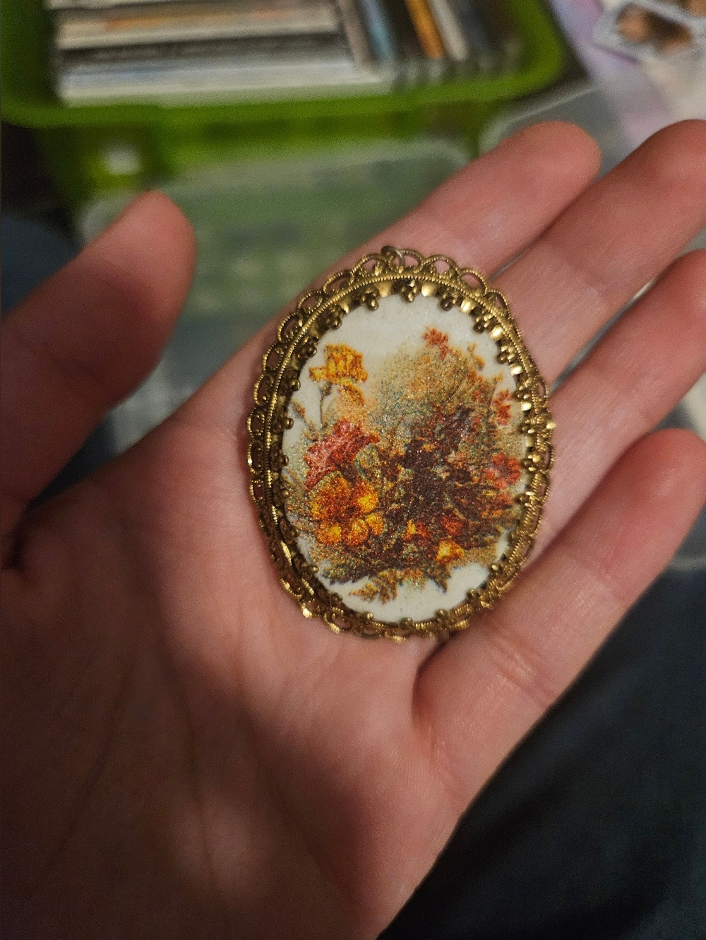 Mid-Century West Germany Brand Brooch